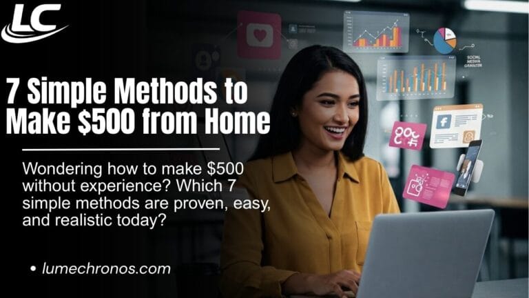 7 Simple Methods to Make $500 Quickly & Safely