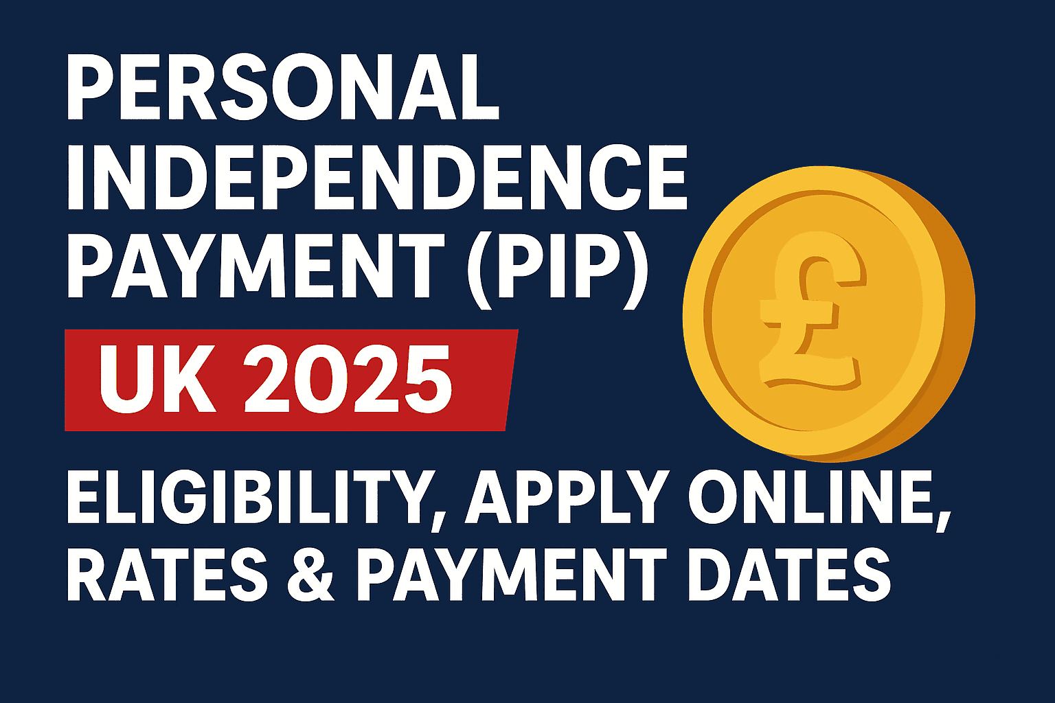 DWP Payments PIP UK 2025