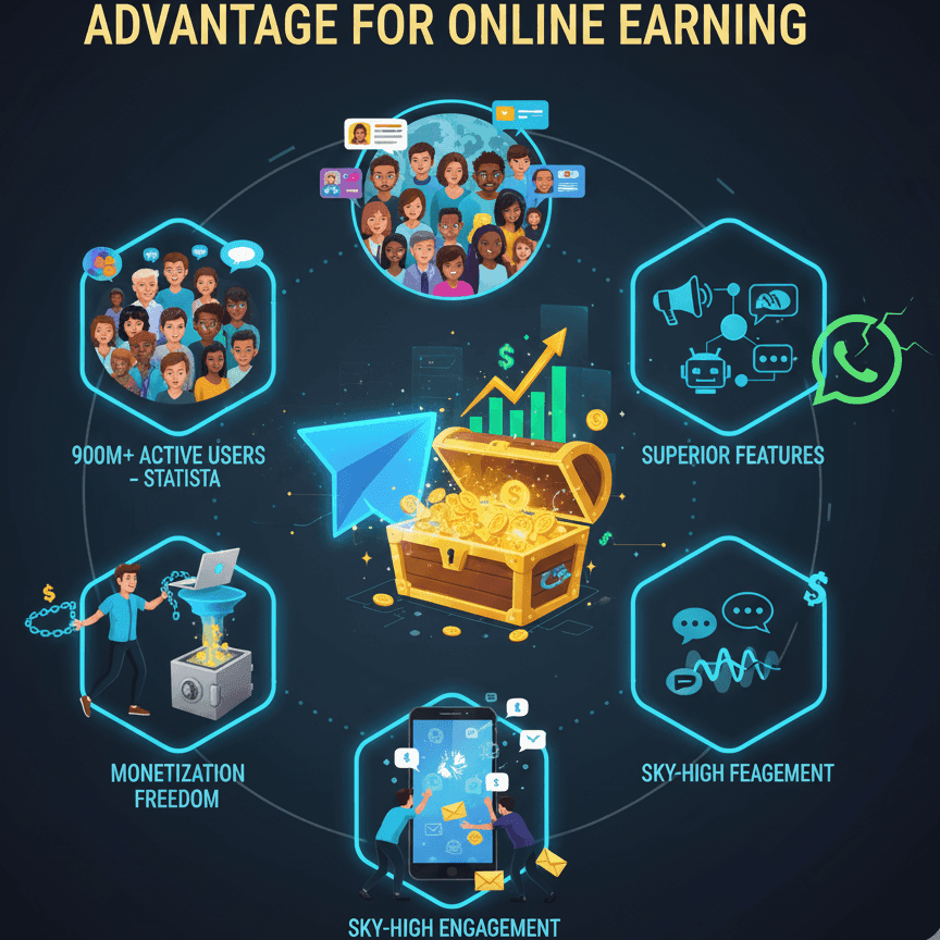 online earning, Telegram monetization, passive income 2025
