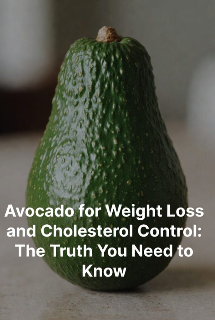 Avocado for Weight Loss and Cholesterol Control: The Truth You Need to Know