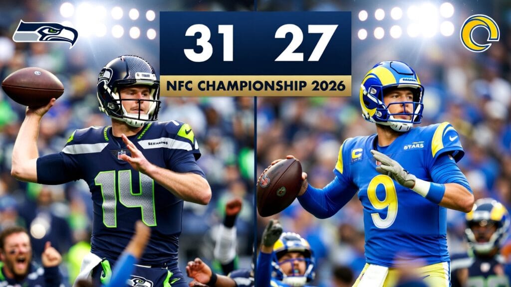 Rams vs Seahawks NFC Championship 2026 Game Recap