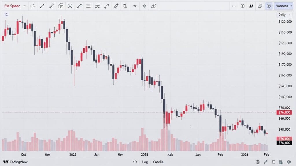 bitcoin crash 40%: $800b wiped in market collapse