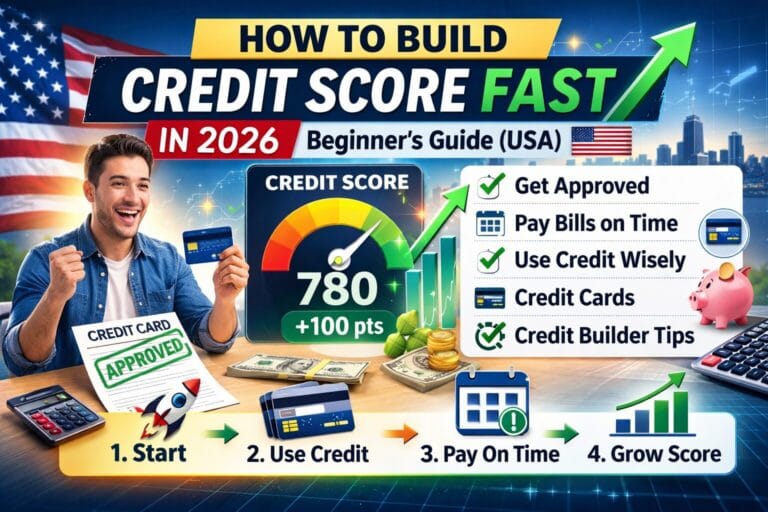How to Build Credit Score Fast in 2026 — Beginner's Guide (USA)