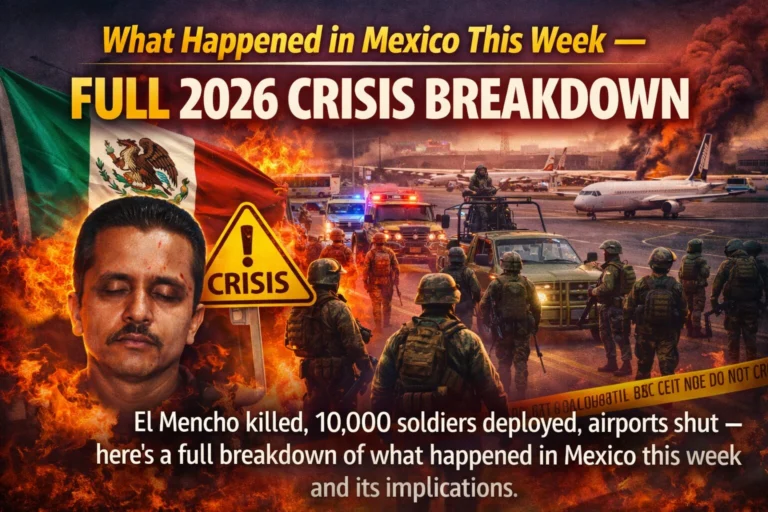 What Happened in Mexico This Week — Full 2026 Crisis Breakdown