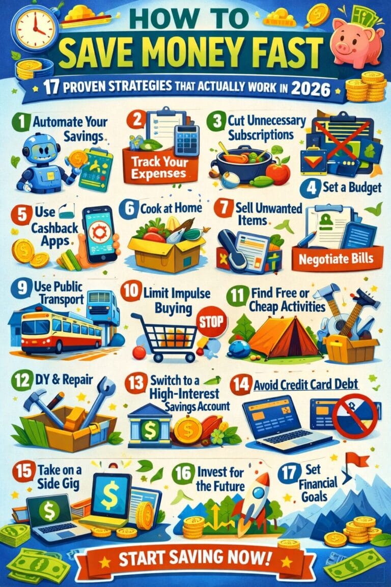 Save Money Fast: 17 Proven Strategies That Actually Work