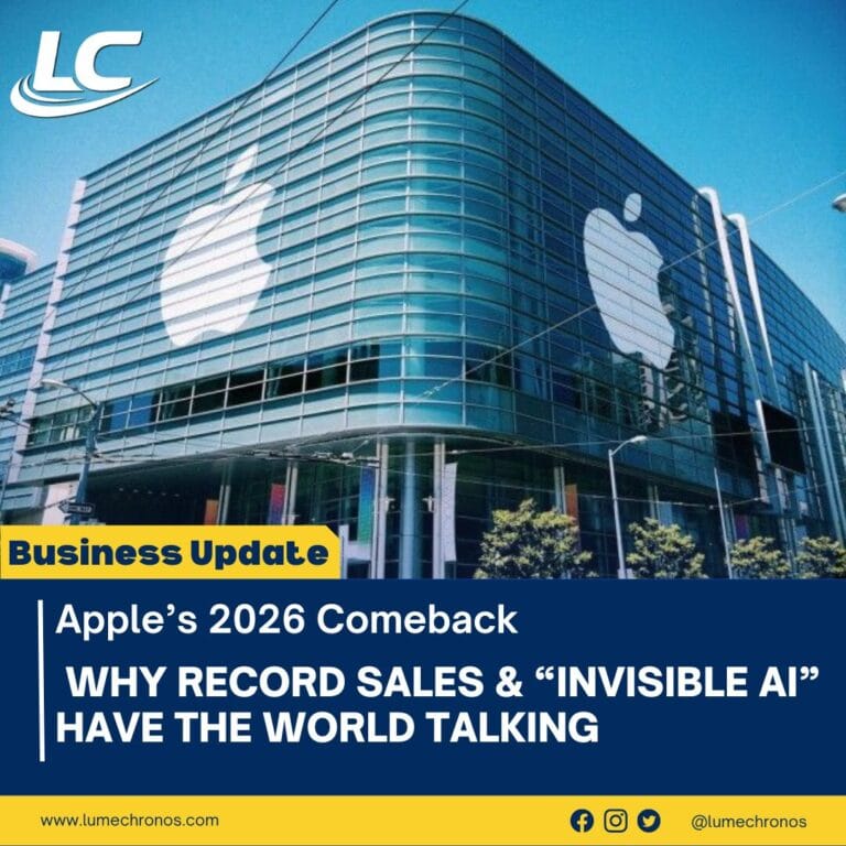 Apple Is Trending in 2026. Not Because of Hype—Because of Something Rarer. Apple’s 2026 Comeback: Why Record Sales & “Invisible AI”