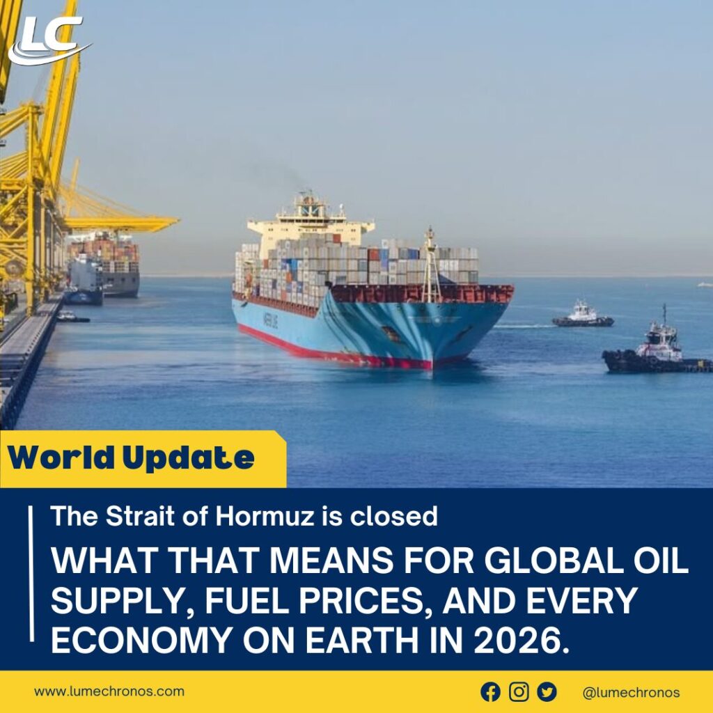 Crude Oil Shortage 2026: What Hormuz Closure Means for the World Economy