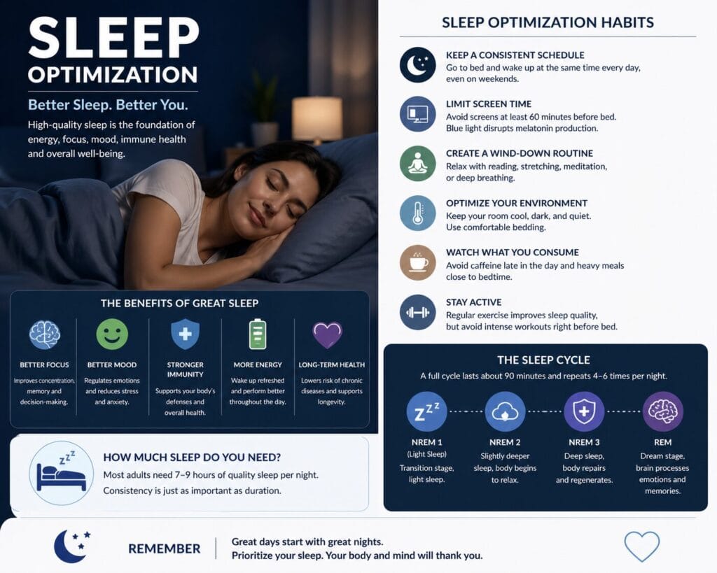 Sleep Optimization: How to Sleep Better Every Night