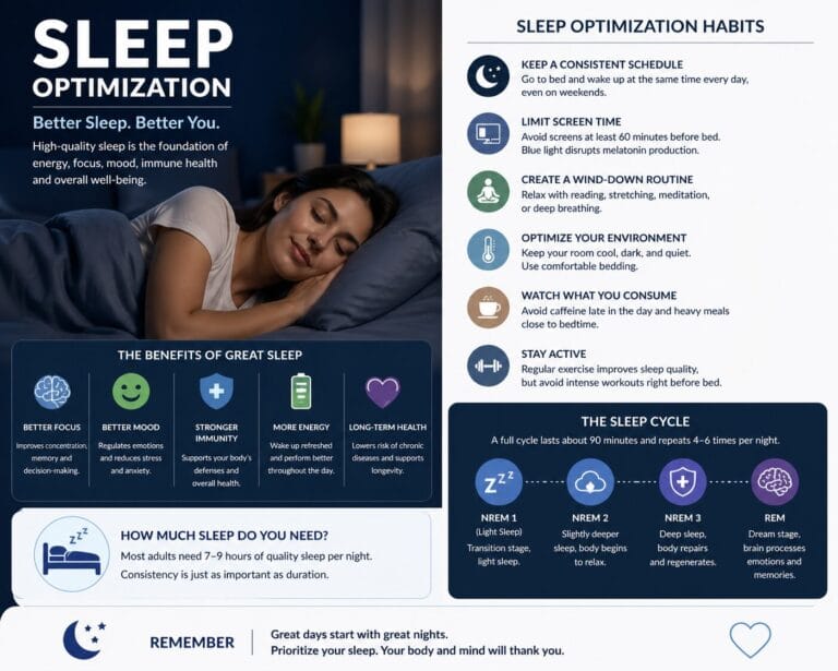 Sleep Optimization: How to Sleep Better Every Night