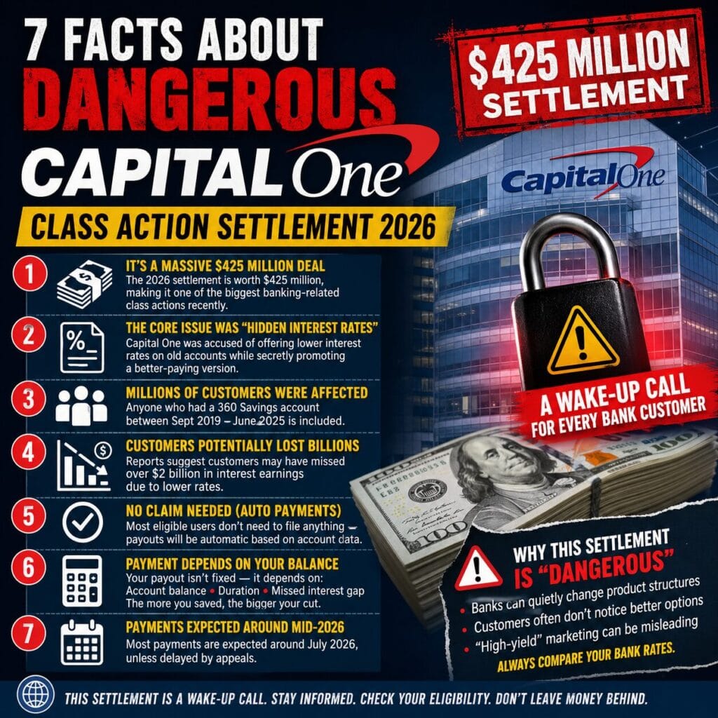 7 Facts About Dangerous Capital One Class Action Settlement