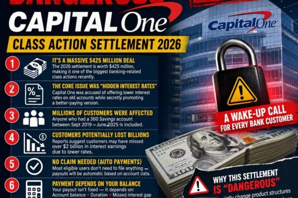 7 Facts About Dangerous Capital One Class Action Settlement