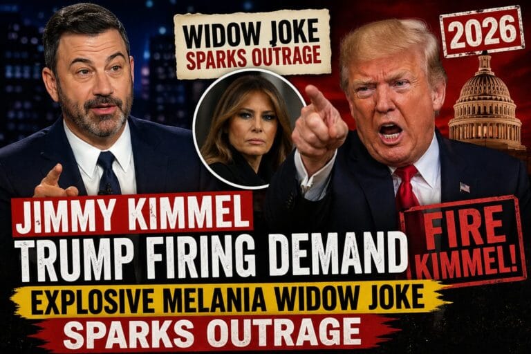 Jimmy Kimmel Trump Firing Demand 2026: Explosive Melania Widow Joke Sparks Outrage