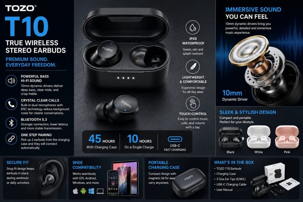 Tozo T10