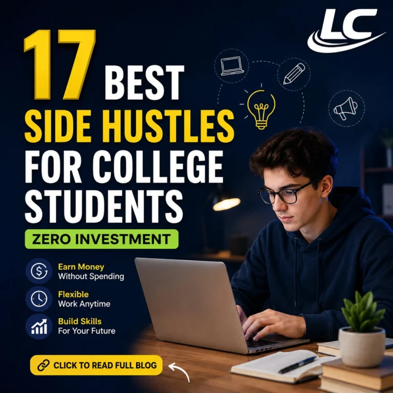 17 Side Hustles for College Students (No Investment Needed) — Real Ways to Earn in 2026 17 Best Side Hustles for College Students Zero Investment