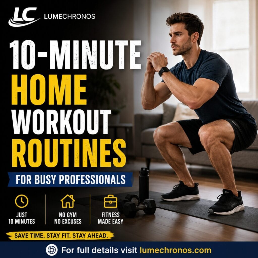 10-Minute Home Workouts for Busy Professionals That Work