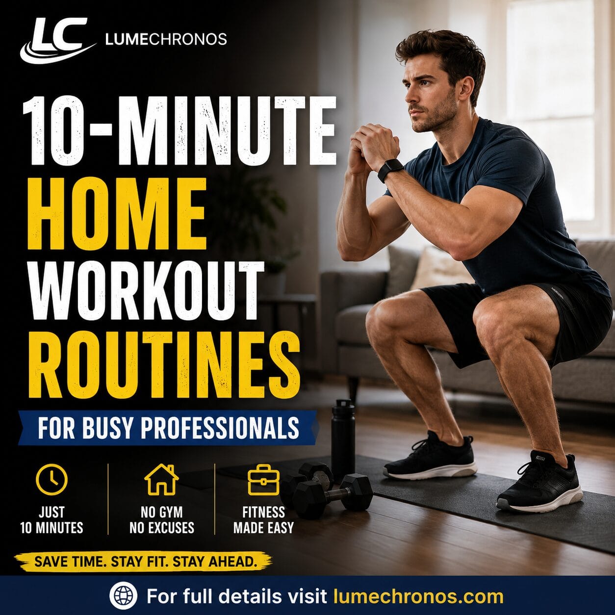 10-Minute Home Workouts for Busy Professionals That Work