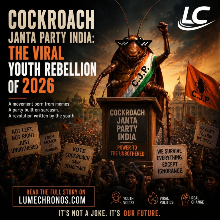 Cockroach Janta Party India: The Viral Youth Rebellion That Shook a Nation in 72 Hours Cockroach Janta Party India: The Viral Youth Rebellion of 2026