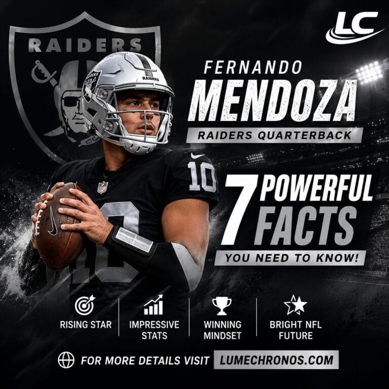 Fernando Mendoza Raiders Quarterback: 7 Powerful Facts
