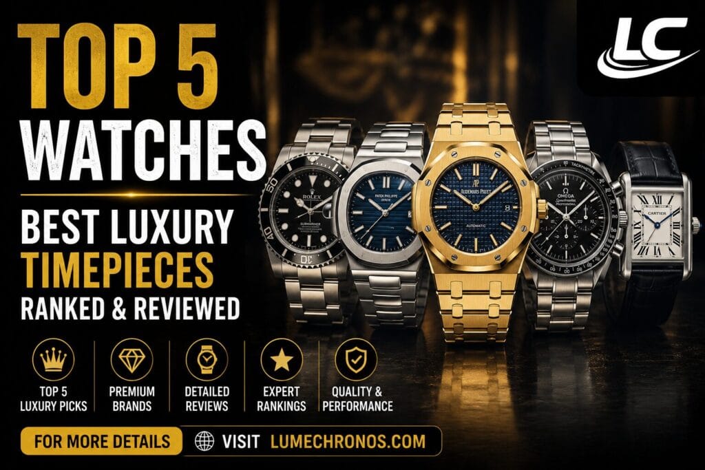 Top 5 Watches — Best Luxury Timepieces Ranked & Reviewed