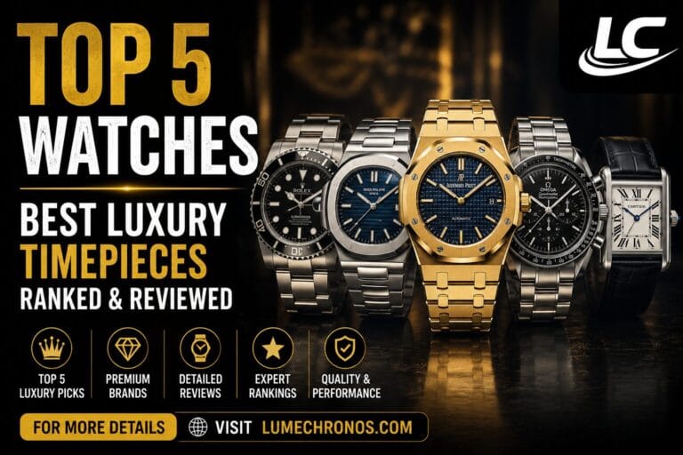 Why Watches Still Matter in 2026 Top 5 Watches — Best Luxury Timepieces Ranked & Reviewed