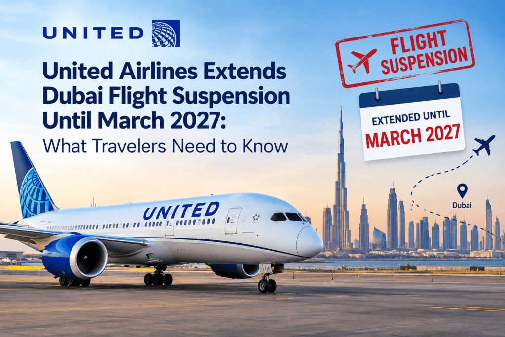 United Airlines Extends Dubai Flight Suspension Until March 2027: What Travelers Need to Know
