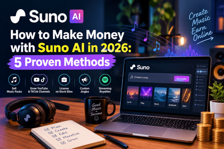 How to Make Money with Suno AI in 2026: 5 Proven Methods